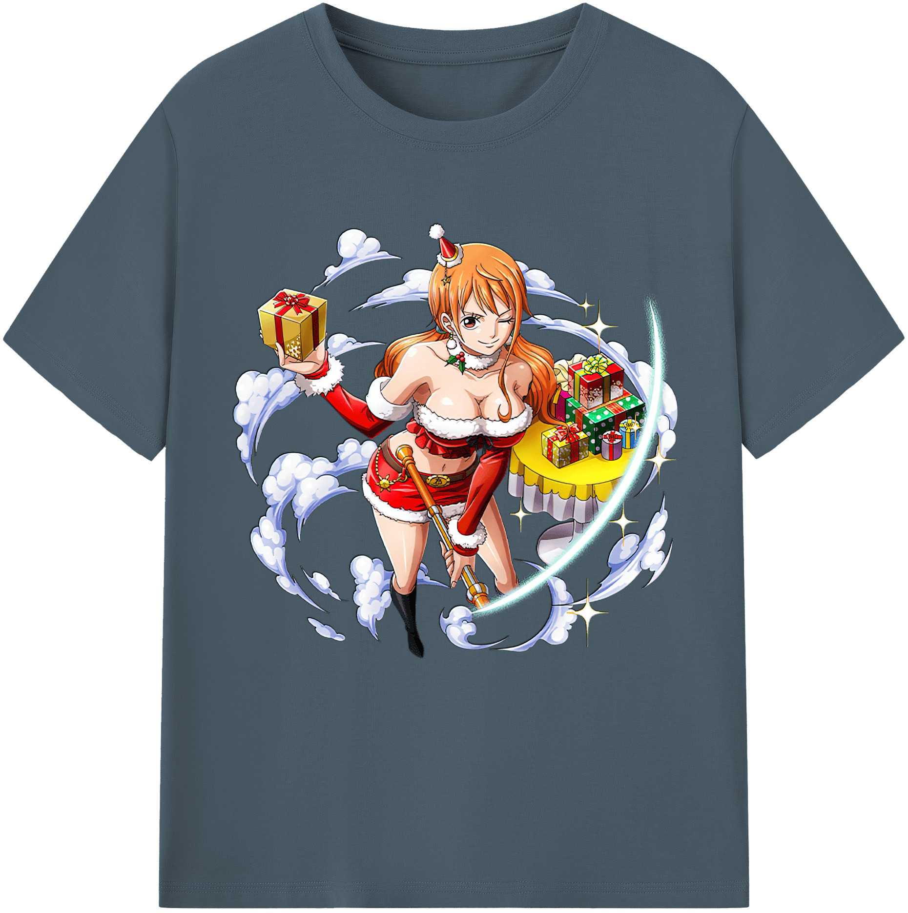 ワンピース ナミ ONE PIECE Nami 綿100％半袖Tシャツ（フロントプリント）